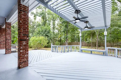 Backyard deck