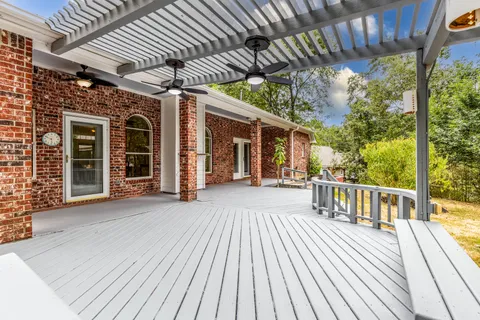 Backyard deck, second view