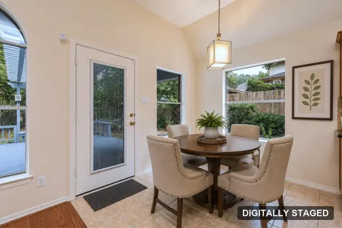 Breakfast room, digitally staged (digitally staged)
