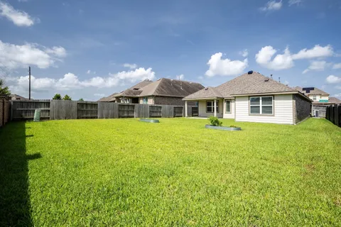 Private backyard — no rear neighbors