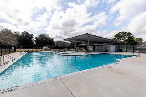 The neighborhood's community pool