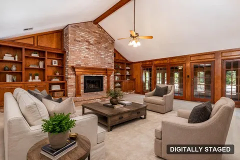 Family room, digitally staged (digitally staged)