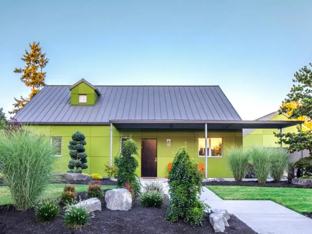 A home with strong curb appeal and a well-kept front yard