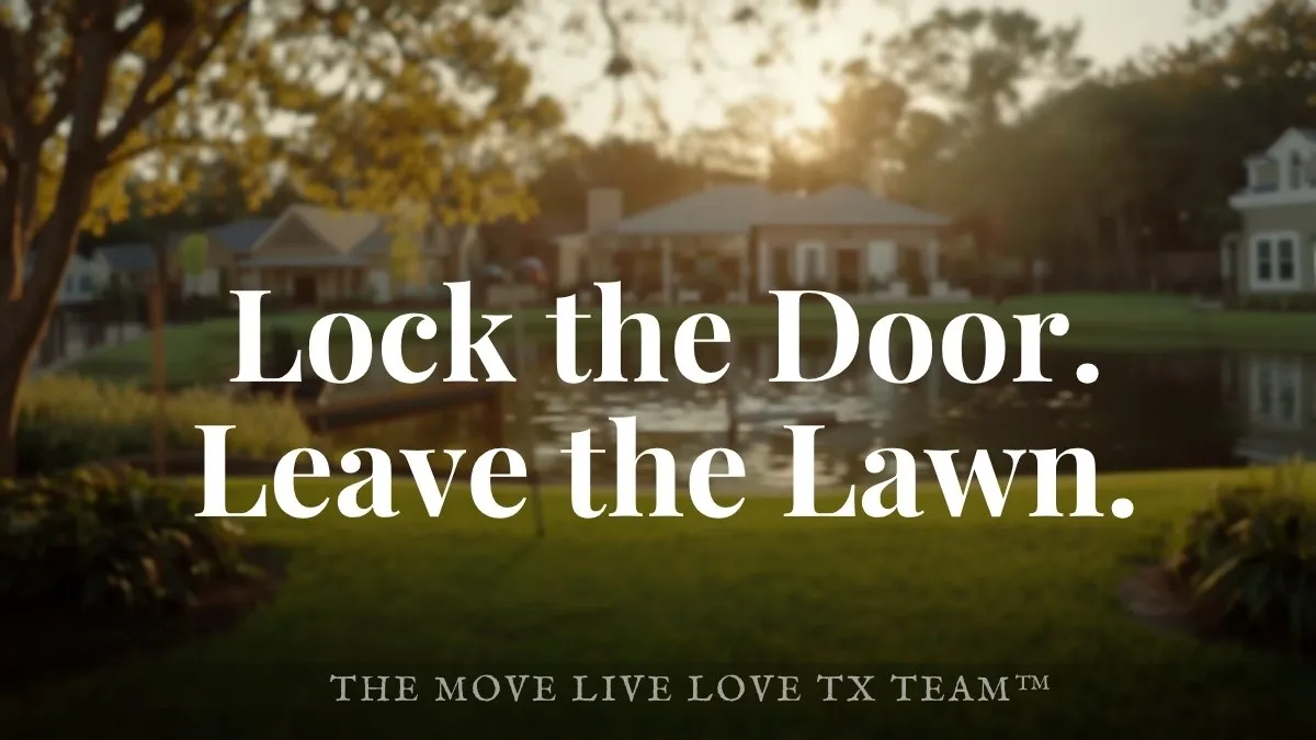 Living in Timarron Lakes, The Woodlands' Gated Lock-and-Leave Enclave