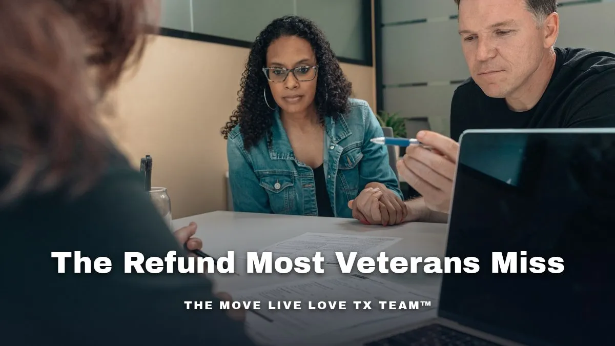 A veteran and spouse reviewing paperwork together at a bright kitchen table