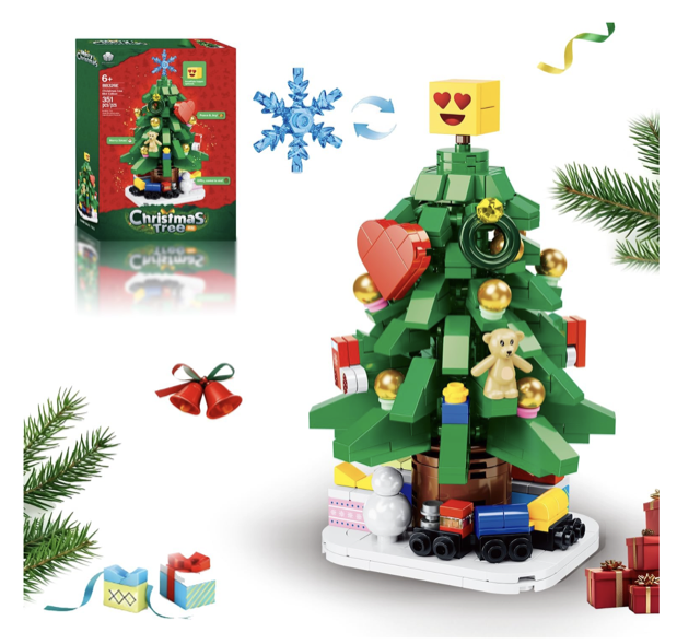 Christmas Tree Building Blocks Set